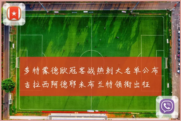 多特蒙德欧冠客战热刺大名单公布吉拉西阿德耶米布兰特领衔出征